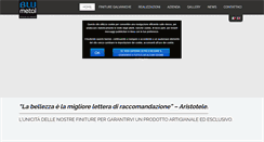 Desktop Screenshot of blumetal.eu